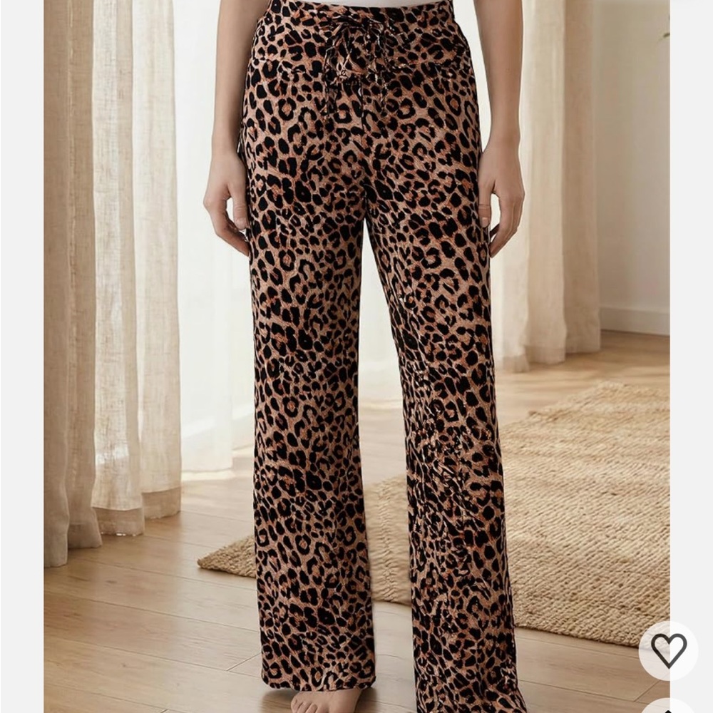 Leopard Print Lounge Pants